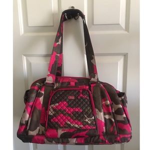LUG Propeller Gym/Overnight Bag, Camo Pink
